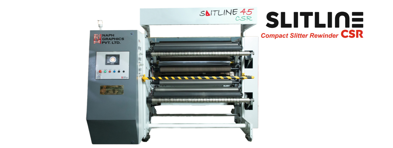 Center Surface Slitter Rewinder Machine
